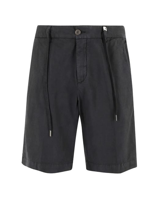 Myths Gray Drawstring-Waistband Shorts for men