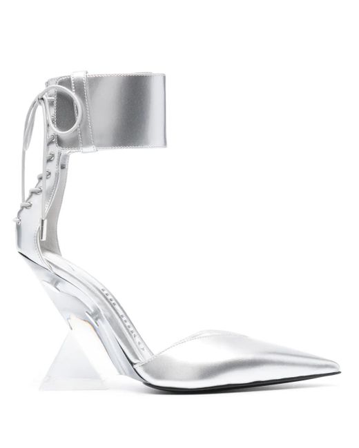The Attico White Morgan Pumps 105Mm
