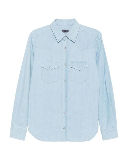 Tom Ford Blue Shirts for men