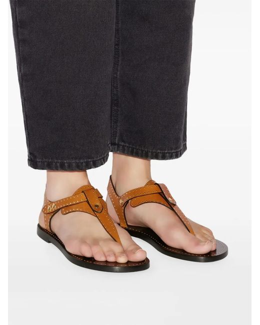 Isabel Marant Brown Joony Sandals
