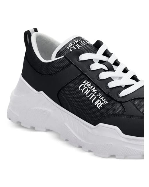 Versace Jeans Couture Black Chunky Sneakers for men