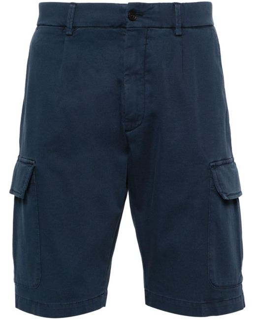 Corneliani Blue Knee-length Cargo Shorts for men