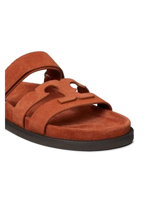 Tory Burch Orange Ines Sport Slide