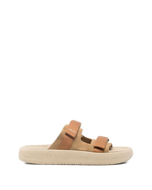 Veja White Arpoador Suede Sandals