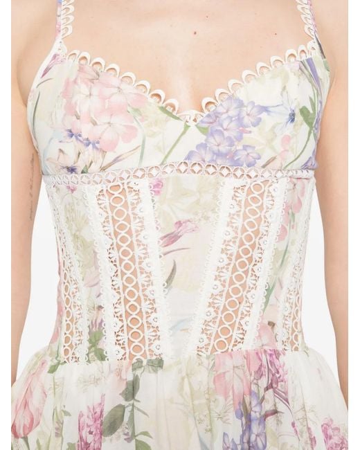 Charo Ruiz White Gardenia Dress