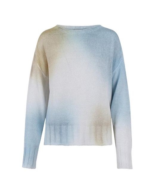 Ploumanac'h Blue Haut En Maille À Effet Dégradé