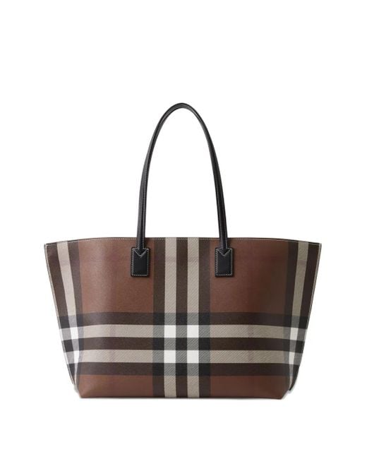 Tote bag in tela di Burberry in Brown