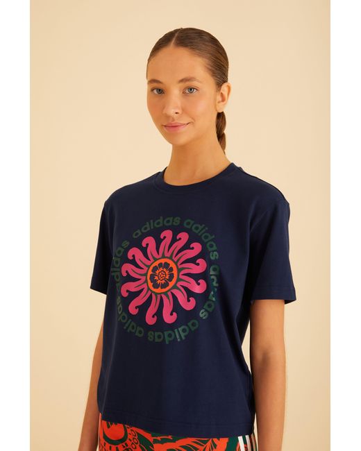 FARM Rio Blue Adidas Farm Gfx Tee Lyst