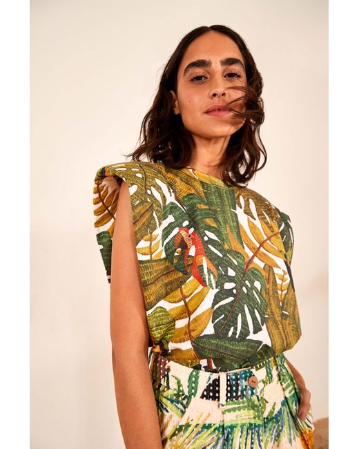 FARM Rio Paradise Forest Tshirt Lyst
