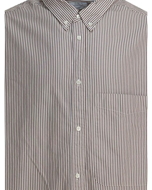 Beams Plus Gray Cotton Shirt for men