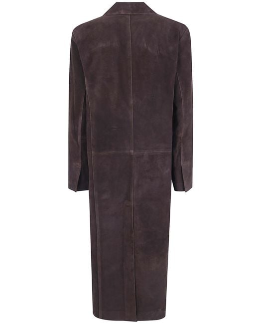 Arma Brown "Alissa" Gritty Suede Jacket