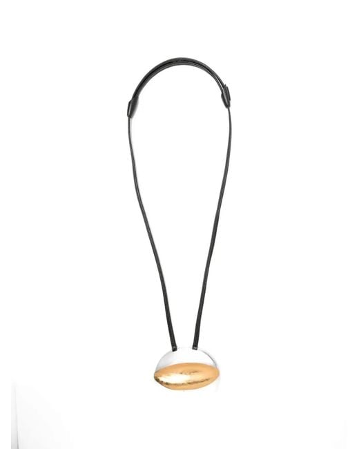 Monies White "Isola" Pendant