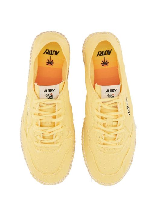 Autry Yellow Espadrilles "Sandy"