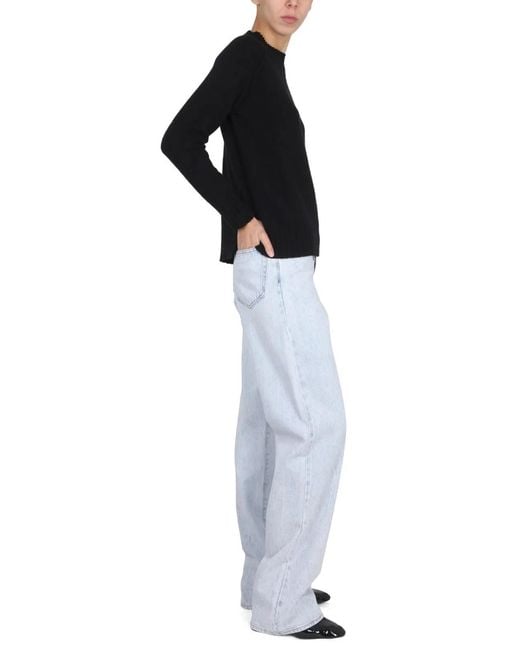 Stefano Mortari Black Wool Jersey