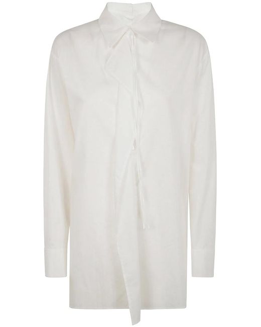 Y's Yohji Yamamoto White Ko-F/B Open B Shirt