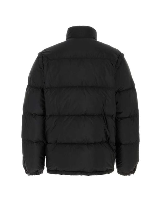 Prada Black Re-Nylon Padded Jacket for men