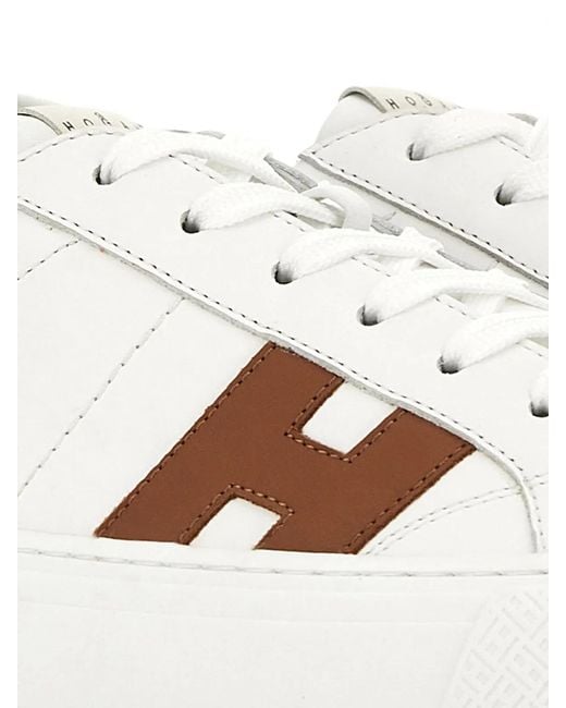 Hogan White Crosswind Sneakers for men