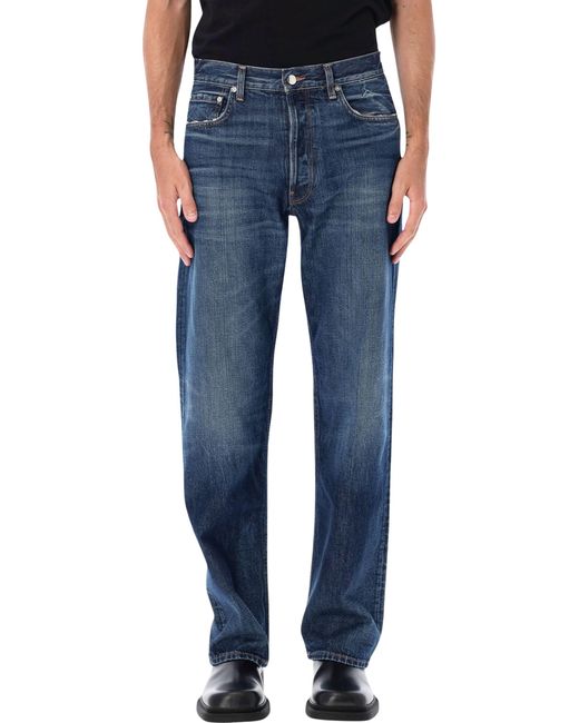 Haikure Blue Achilles Wash Jeans for men