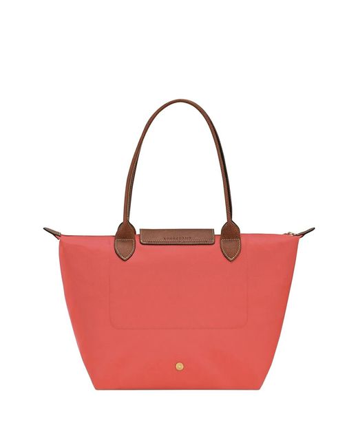 Longchamp Red Le Pliage Original Shoulder Bag