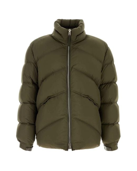 Tom Ford Green Ultralight Microfiber Down Puffer Jacket for men
