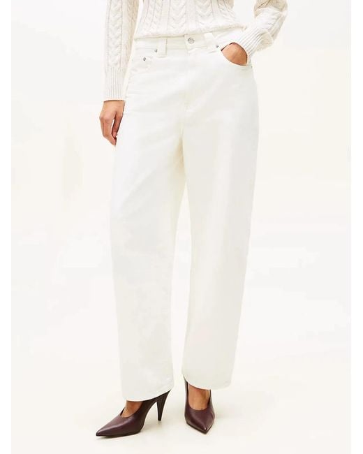 Tommy Hilfiger White Dnm Ecru Barrel Rw