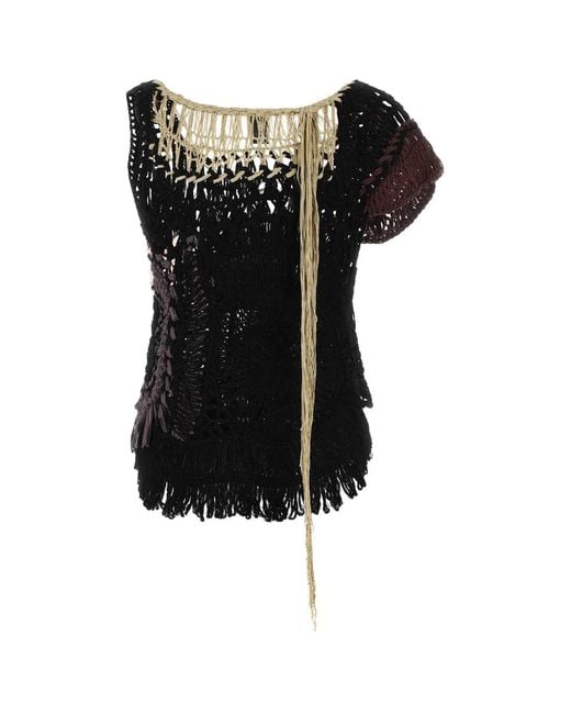 Dries Van Noten Black T-Shirt