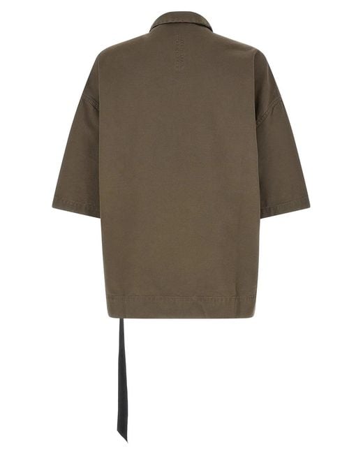 Rick Owens Green 'Magnum Tommy' Shirt for men