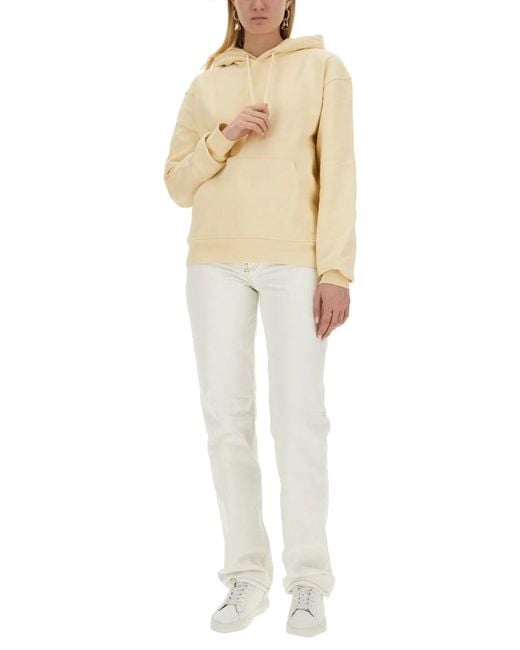 Jacquemus Natural Sweatshirt With Logo
