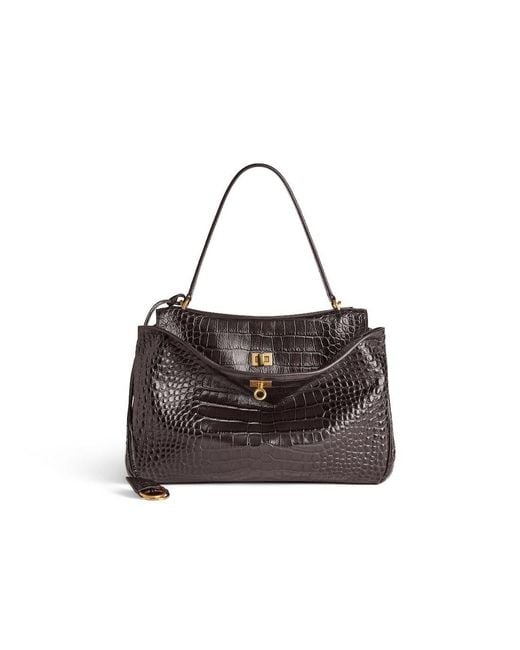 Balenciaga Brown Rodeo Top Handle M