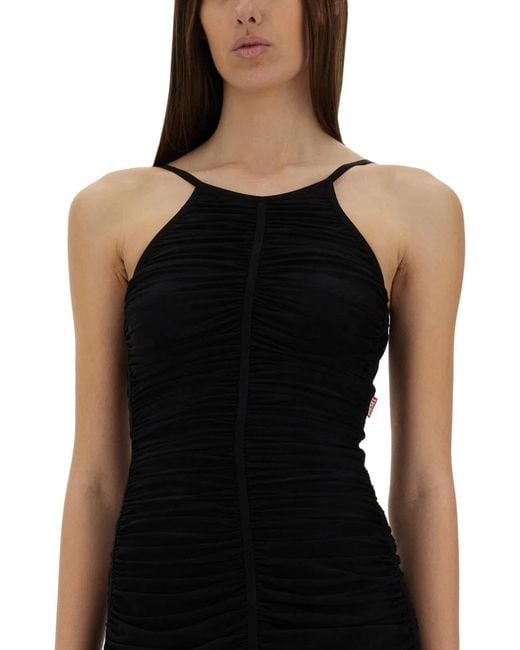 DIESEL Black "D-Amami" Long Dress