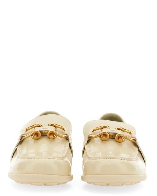 Bottega Veneta Natural Moccasin Monsieur