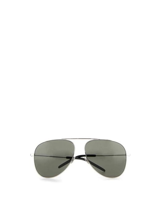 Saint Laurent Metallic Metal Sl 800 Sunglasses