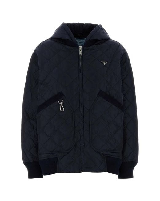 Prada Blue Giubbotti