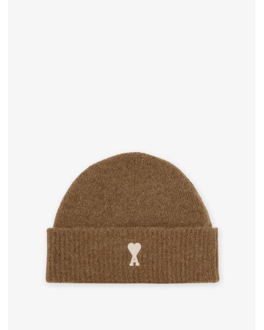 AMI Brown Beanie Adc for men