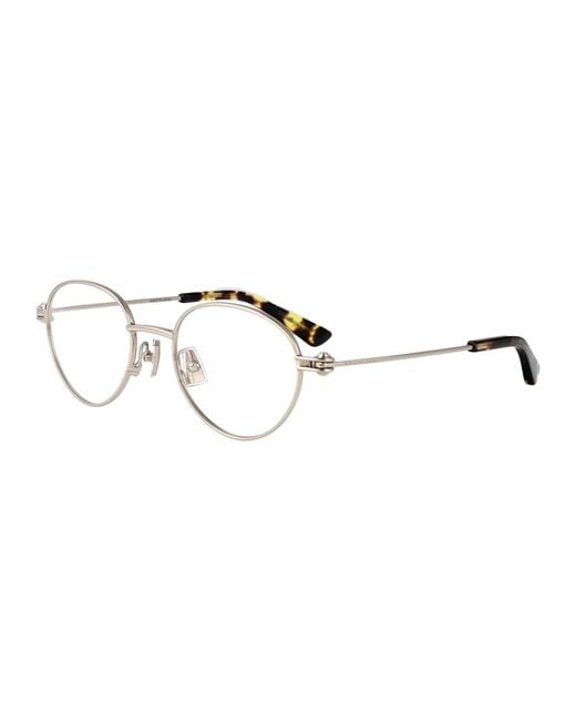 Bottega Veneta Metallic Transparent Metal Glasses