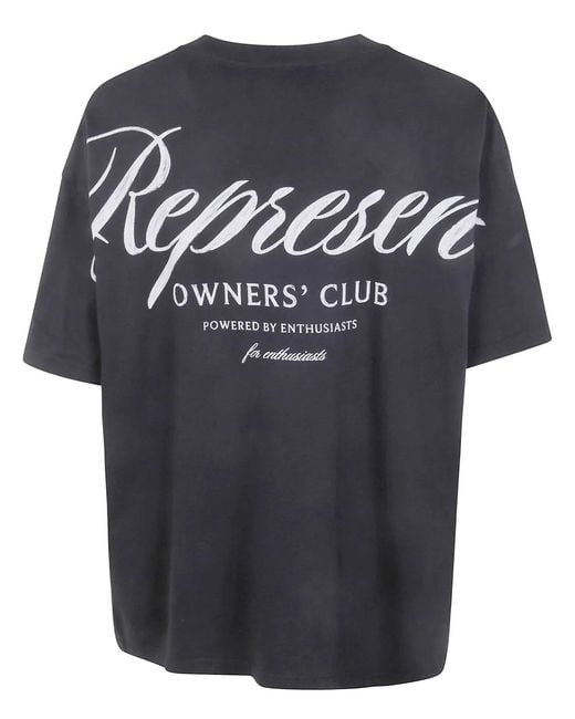 Represent Black Owners Club Script" T-Shirt for men