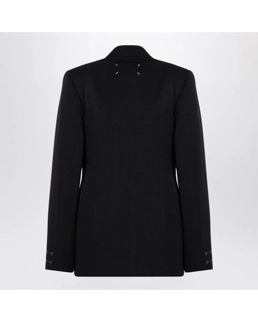 Maison Margiela Black Double-Breasted Jacket