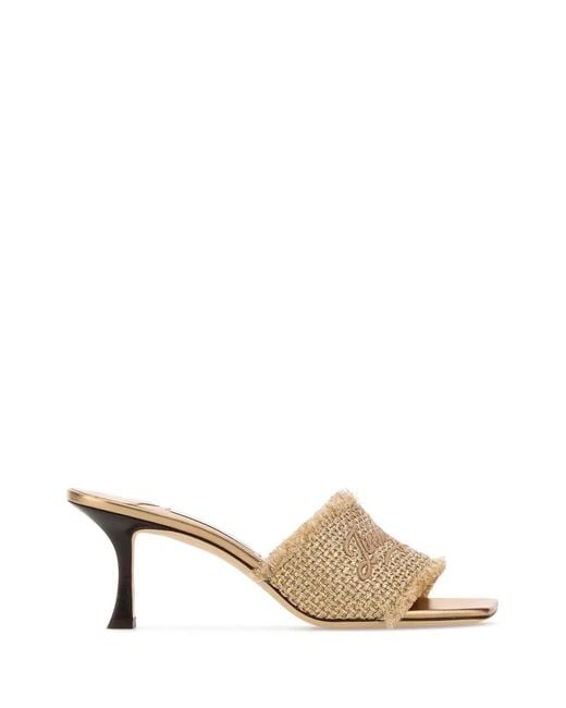 Jimmy Choo Metallic Alexia 70