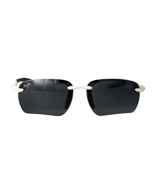 Maui Jim Black Metal Matte Plastic Sunglasses