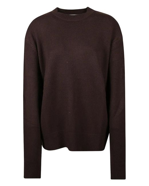 Frankie Shop Brown Rafaela Wool Oversized Sweater