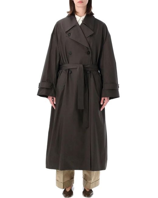 Soeur Black Helio Cotton Poplin Trench
