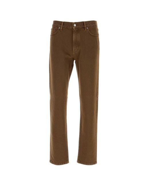 Zegna Brown Denim Jeans for men