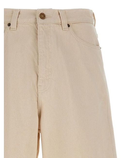 A.P.C. Natural 'Westland' Bermuda Shorts for men