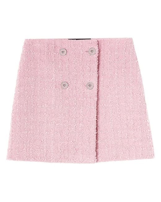 Versace Pink Mini Wrap Skirt