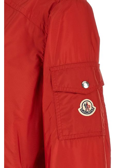Moncler Red 'Etiache' Jacket for men