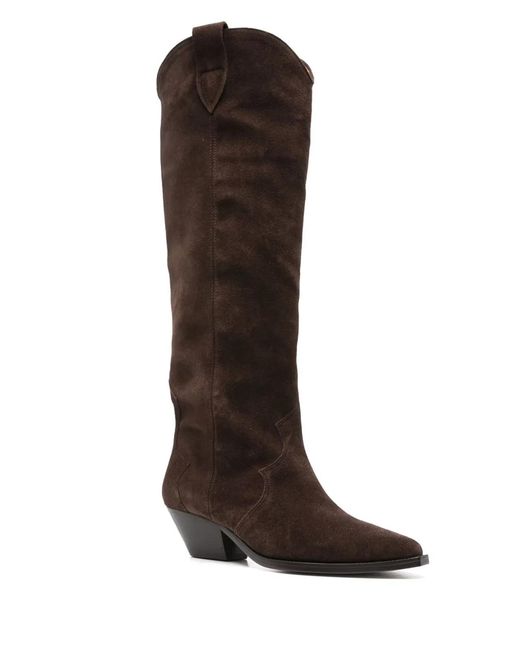 Isabel Marant Black Denvee Leather Boots