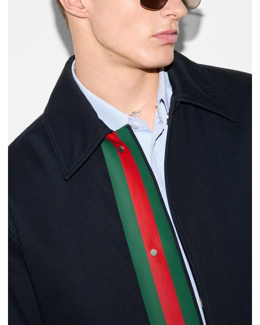 Gucci Black Embossed Jacket for men