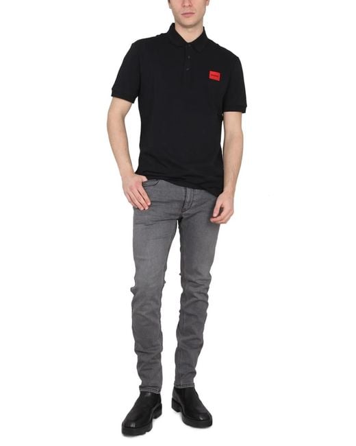 HUGO Gray Slim Fit Jeans for men