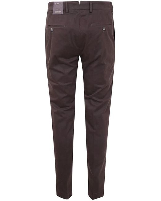 Incotex Brown "Chino Slim Fit" Trousers for men