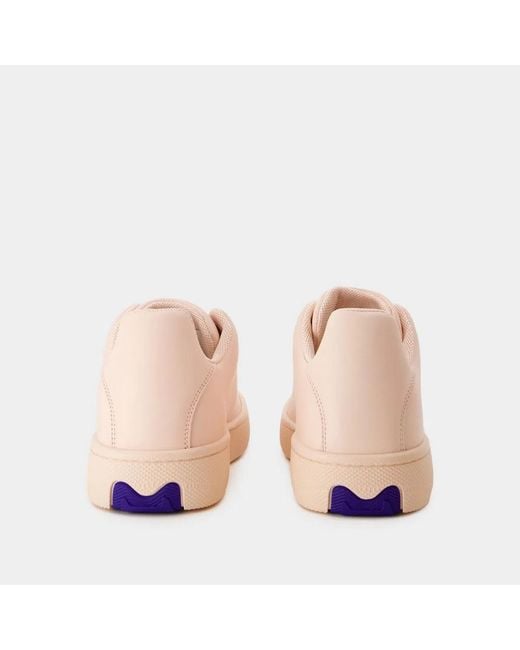 Burberry Pink Lf Box Sneakers
